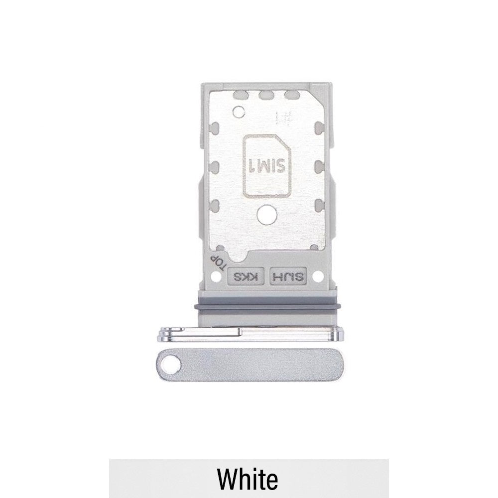 SIM Card Tray for Samsung Galaxy S22 Ultra S908B GH98-47138C (Gold)-Phantom White SIM Card Tray for Samsung Galaxy S22 Ultra S908B GH98-47138C (Gold)-Phantom White